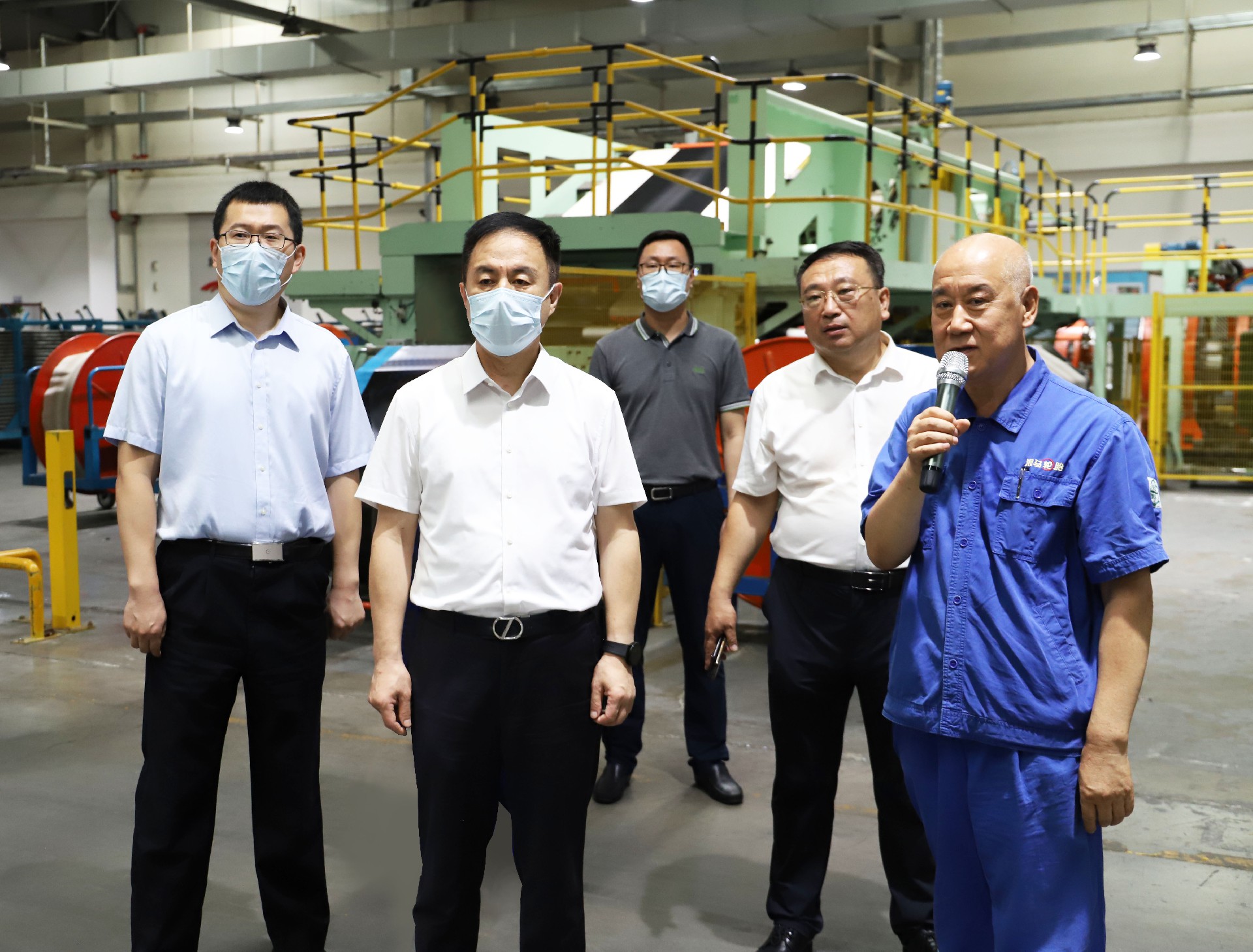 辽宁省人力资源和社会保障厅厅长李安财一行莅临浪马轮胎