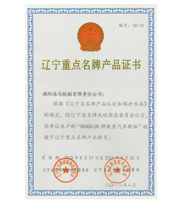 浪马公司ROADLUX荣获辽宁重点产品称号