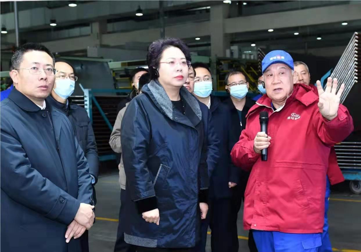 市委书记张淑萍莅临浪马公司调研指导